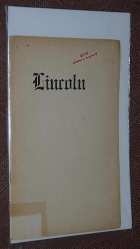 The Lincoln Foundation Incorporated: To encourage and promote the research for and the preservati...