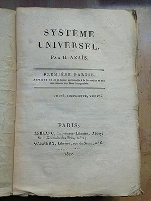 Système Universel (2 volumes)