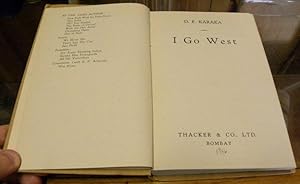 Seller image for I GO WEST for sale by Parnassus Book Service, Inc