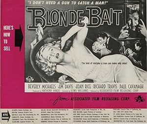 Bild des Verkufers fr Blonde Bait (Original pressbook for the 1956 film) zum Verkauf von Royal Books, Inc., ABAA