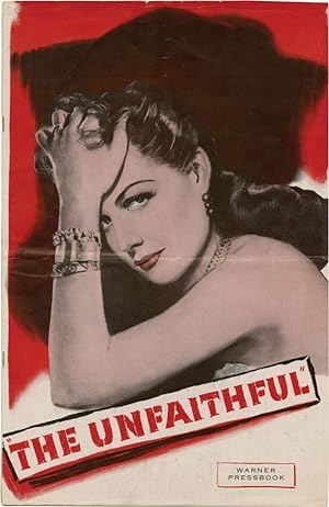 Image du vendeur pour The Unfaithful (Original Film Pressbook) mis en vente par Royal Books, Inc., ABAA