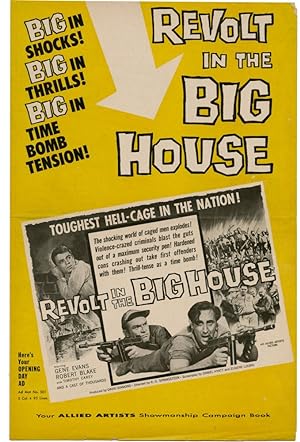 Revolt in the Big House (Original Film Pressbook)