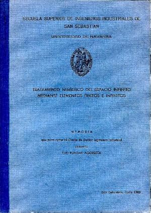 TRATAMIENTO NUMERICO DEL ESPACIO INFINITO MEDIANTE ELEMENTOS FINITOS E INFINITOS.