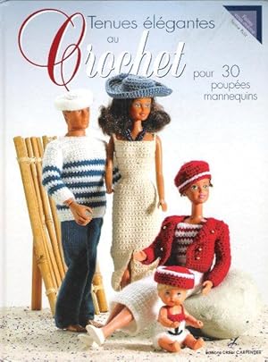Poupées Mannequins Au Crochet , 30 Tenues Élégantes