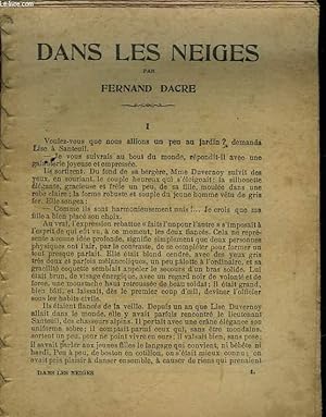 Seller image for DANS LES NEIGES - HARMEY for sale by Le-Livre