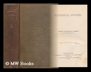 Image du vendeur pour Historical Studies mis en vente par MW Books