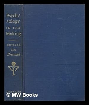 Imagen del vendedor de Psychology in the Making; Histories of Selected Research Problems a la venta por MW Books Ltd.