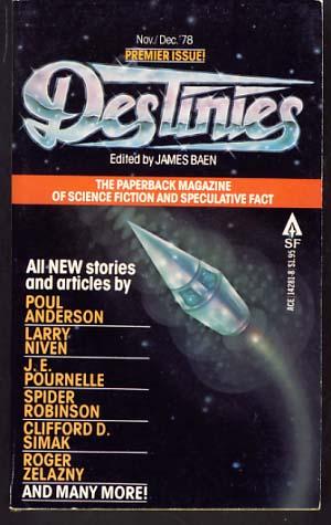 Seller image for Destinies: The Paperback Magazine of Science Fiction and Speculative Fact November-December 1978 for sale by Parigi Books, Vintage and Rare