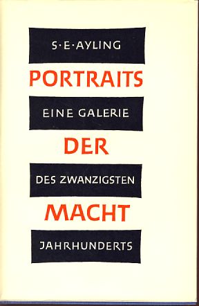 Bild des Verkufers fr Portraits der Macht. Eine Galerie d. 20. Jahrhunderts. Aus d. Engl. bertr. von Robert Felix. Ktn-Skizzen von Ernst Hoss. zum Verkauf von Fundus-Online GbR Borkert Schwarz Zerfa