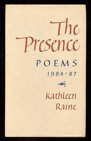 Immagine del venditore per The Presence: Poems 1984-87 venduto da Between the Covers-Rare Books, Inc. ABAA