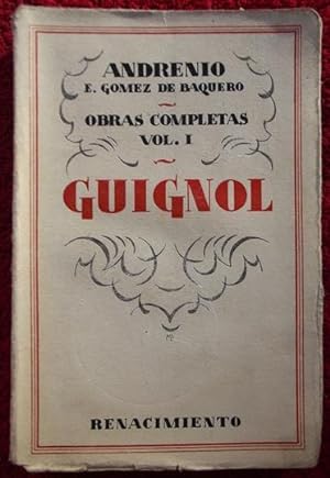 Bild des Verkufers fr Obras completas vol I Guignol zum Verkauf von Librera Mamut
