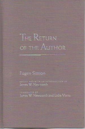 Seller image for The Return of the Author (Rethinking Theory) for sale by Bookfeathers, LLC