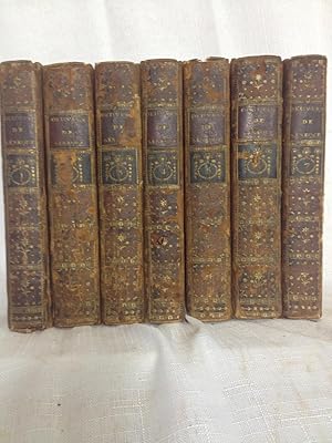 Les oeuvres de Seneque, le philosophe. (Complete in 7 volumes)