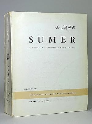 Bild des Verkufers fr Sumer: A Journal of Archaeology and History in Iraq. Volume XXVI (26), No. 1 & 2. (1970). zum Verkauf von Librarium of The Hague