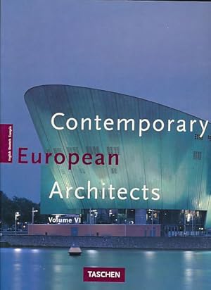 Bild des Verkufers fr Contemporary European Architects Vol. 6. zum Verkauf von Fundus-Online GbR Borkert Schwarz Zerfa