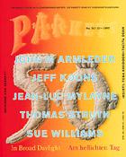 Bild des Verkufers fr PARKETT NO. 50/51 (DOUBLE ISSUE): JOHN M ARMLEDER, JEFF KOONS, JEAN-LUC MYLANE, THOMAS STRUTH, SUE WILLIAMS - COLLABORATIONS + EDITIONS: TACITA DEAN, TOBA KHEDOORI - INSERTS zum Verkauf von Arcana: Books on the Arts