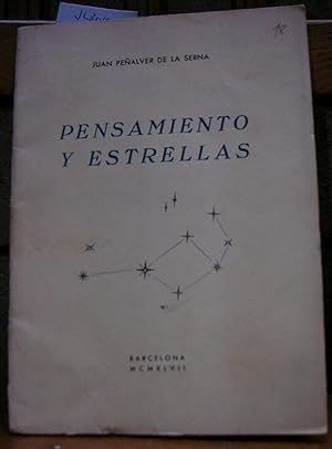 Immagine del venditore per PENSAMIENTO Y ESTRELLAS venduto da LLIBRES del SENDERI