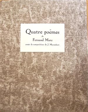 Quatre poèmes ornés de quatre compositions originales de Jean Maremberg