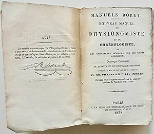 Nouveau manuel du physionomiste et du phrénologiste, ou les caractères dévoilés par les signes ex...