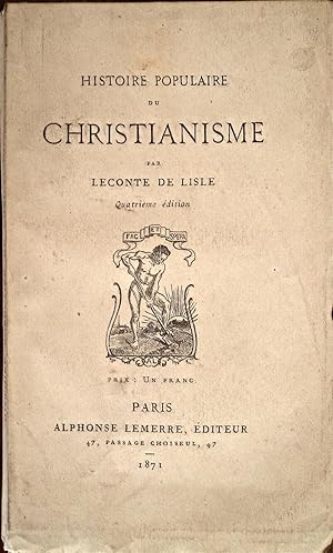 Histoire populaire du christianisme, 4e édition,