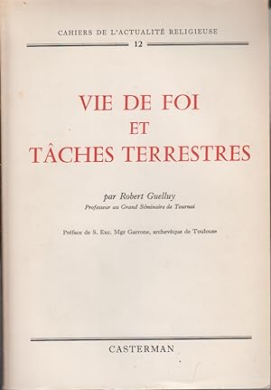 Seller image for Vie De Foi Et Taches Terrestres for sale by Jonathan Grobe Books