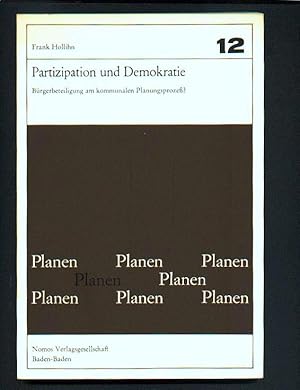 Partizipation und Demokratie : Bürgerbeteiligung am kommunalen Planungsprozess?