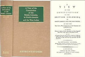 Seller image for A View of the Constitution of the British Colonies in North-America. for sale by The Lawbook Exchange, Ltd., ABAA  ILAB
