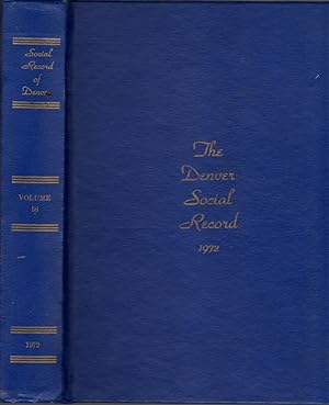 The Denver Social Record 1972 (Volume 58)