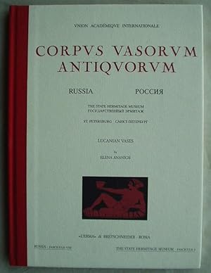 Immagine del venditore per Corpus Vasorum Antiquorum. Russia. Fascicule VIII. The State Hermitage Museum St Petersburg. Lucanian Vases. Fascicule I. venduto da Design Books