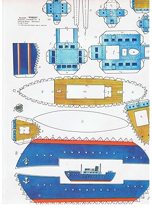 Imagen del vendedor de BOMBA VOLANTE ALEMANA FIESELER 103  BOMBA VOLANTE JAPONESA FUJI IKOKI OHKA para ataques kamikaze. * BARCO. 2 recortables a la venta por Librera Torren de Rueda