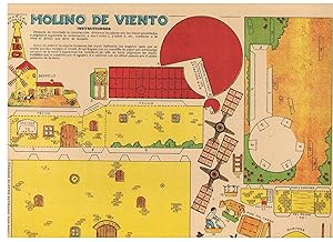 Imagen del vendedor de MOLINO DE VIENTO * CARRO DE BOHEMIOS. 2 Recortables a la venta por Librera Torren de Rueda