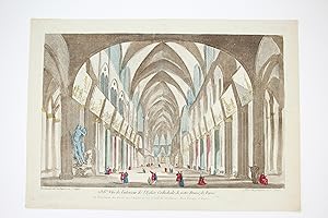 Vue d'optique - Vue de l'intérieur de l'Eglise Cathédrale de notre Dame de Paris