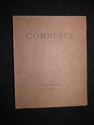 Commerce. Hiver 1932 - Cahier XXIX