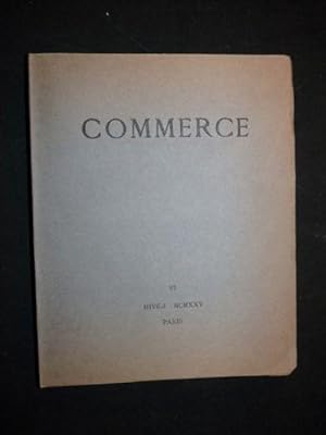 Commerce. Hiver 1925 - Cahier VI