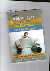 Imagen del vendedor de Legal Writing, Law Exams and Self-Assessment a la venta por Books Authors Titles