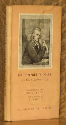 Seller image for DR. CAMPBELL'S DIARY OF A VISIT TO ENGLAND IN 1775 for sale by Andre Strong Bookseller
