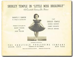 Shirley Temple in "Little Miss Broadway" A Twentieth Century-Fox Picture (Shirley Temple, Jimmy D...