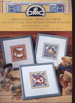 Seller image for CROSS-STITCH / POINT DE CROIX ; baby boy sleeping / il dort for sale by Le-Livre