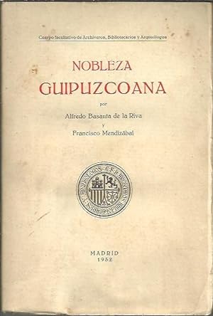 Seller image for NOBLEZA GUIPUZCOANA. for sale by Librera Javier Fernndez