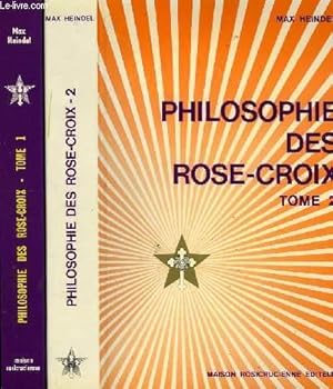 Seller image for REPONSES AUX QUESTIONS SUR LA PHILOSOPHIE DES ROSE-CROIX, TOME 1, TOME 2 for sale by Le-Livre