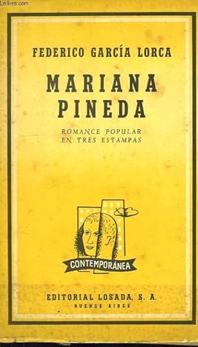 Imagen del vendedor de MARIANA PINEDA, ROMANCE POPULAR EN TRES ESTAMPS (1927) a la venta por Le-Livre