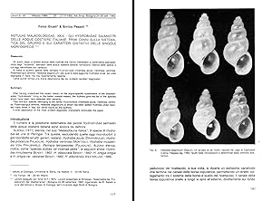 Notulae Malacologicae, XXIX - Gli Hydrobiidae salmastri delle acque costiere italiane: Primi cenn...