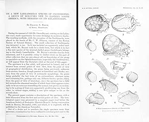 On a new Labradorean species of Onchidiopsis, a genus of mollusks new to Eastern North America; w...