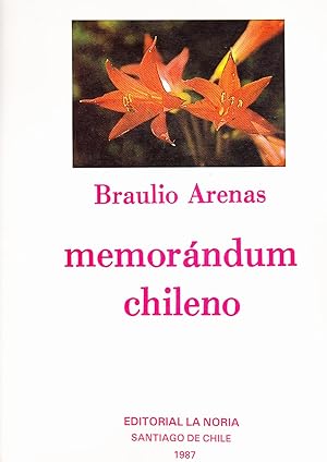 Seller image for Memorndum Chileno for sale by Librera Monte Sarmiento