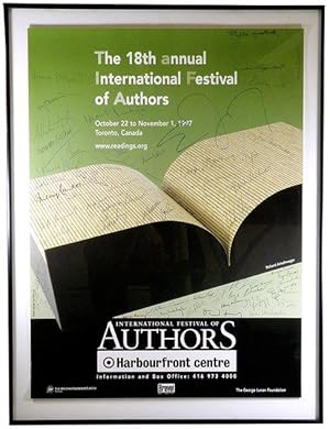 1997 International Festival of Authors Promotional Poster