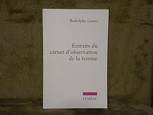 Bild des Verkufers fr Extraits du Carnet D'observation de la Femme zum Verkauf von La Bouquinerie  Dd