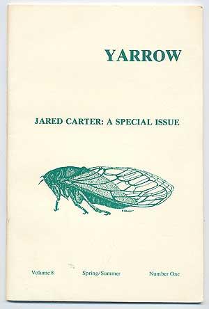 Bild des Verkufers fr Jared Carter: A Special Issue zum Verkauf von Between the Covers-Rare Books, Inc. ABAA