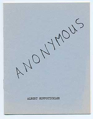 Seller image for Anonymous for sale by Between the Covers-Rare Books, Inc. ABAA
