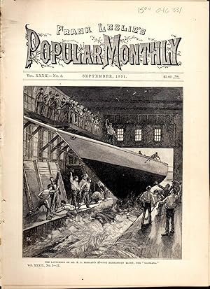 Seller image for PRINT: "New York Yachts and Yachtsmen ".disbound from Frank Leslie's Popular Monthly: Volume XXII, No. 3: September, 1891 for sale by Dorley House Books, Inc.