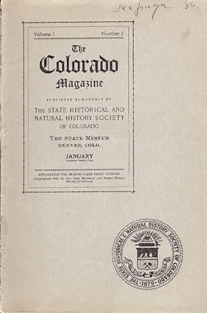 The Colorado Magazine, Vol. I, No. 2, January 1924
